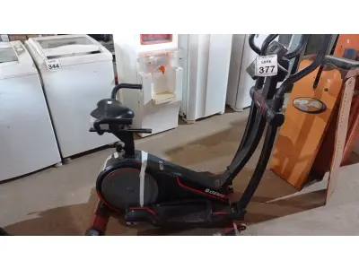 LOTE 377 - 01 APARELHO ELÍPTICO+BICICLETA GENIS. (NO ESTADO) ATENÇÃO! FAZER A VISITAÇÃO ANTES DE ARREMATAR, NÃO SABEMOS SE FUNCIONA, LEILÃO NÃO TEM GARANTIA E NEM DEVOLUÇÃO, SUJEITO A POSSÍVEIS AVARIAS VISÍVEIS/OCULTAS E/OU AUSÊNCIA DE COMPONENTES.
