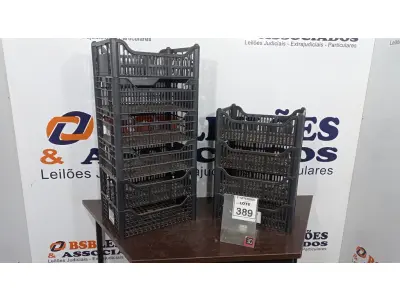 LOTE 389 - 10 CESTAS ORGANIZADORAS. (NO ESTADO) ATENÇÃO! FAZER A VISITAÇÃO ANTES DE ARREMATAR, NÃO SABEMOS SE FUNCIONA, LEILÃO NÃO TEM GARANTIA E NEM DEVOLUÇÃO, SUJEITO A POSSÍVEIS AVARIAS VISÍVEIS/OCULTAS E/OU AUSÊNCIA DE COMPONENTES.
