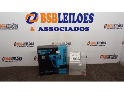 LOTE 160 - 01 SOPRADOR TÉRMICO 200W DUAS VELOCIDADES. (NO ESTADO) ATENÇÃO! FAZER A VISITAÇÃO ANTES DE ARREMATAR, NÃO SABEMOS SE FUNCIONA, LEILÃO NÃO TEM GARANTIA E NEM DEVOLUÇÃO, SUJEITO A POSSÍVEIS AVARIAS VISÍVEIS/OCULTAS E/OU AUSÊNCIA DE COMPONENTES.