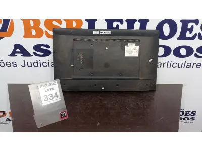 LOTE 334 - 01 TV LCD 32’’ MARCA SAMSUNG. (NO ESTADO) ATENÇÃO! FAZER A VISITAÇÃO ANTES DE ARREMATAR, NÃO SABEMOS SE FUNCIONA, LEILÃO NÃO TEM GARANTIA E NEM DEVOLUÇÃO, SUJEITO A POSSÍVEIS AVARIAS VISÍVEIS/OCULTAS E/OU AUSÊNCIA DE COMPONENTES.