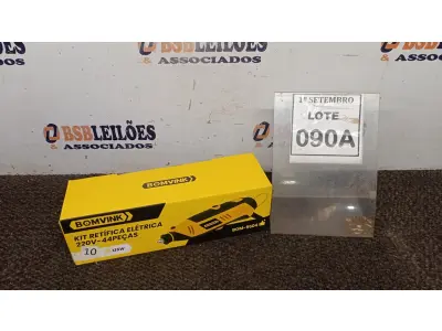 LOTE 090 - 01 KIT RETIFICA ELÉTRICA 220V 44 PEÇAS. (NO ESTADO) ATENÇÃO! FAZER A VISITAÇÃO ANTES DE ARREMATAR, NÃO SABEMOS SE FUNCIONA, LEILÃO NÃO TEM GARANTIA E NEM DEVOLUÇÃO, SUJEITO A POSSÍVEIS AVARIAS VISÍVEIS/OCULTAS E/OU AUSÊNCIA DE COMPONENTES.