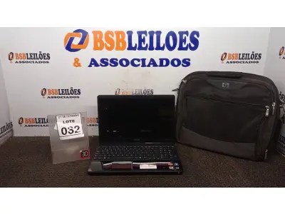 LOTE 032 - 01 NOTEBOOK SONY VAIO COM BOLSA. (NO ESTADO) ATENÇÃO! FAZER A VISITAÇÃO ANTES DE ARREMATAR, NÃO SABEMOS SE FUNCIONA, LEILÃO NÃO TEM GARANTIA E NEM DEVOLUÇÃO, SUJEITO A POSSÍVEIS AVARIAS VISÍVEIS/OCULTAS E/OU AUSÊNCIA DE COMPONENTES.