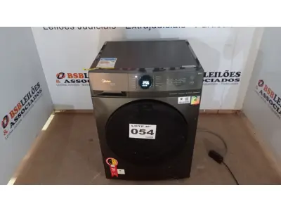 LOTE 054 - 01 LAVA E SECA MIDEA 11KG MOTOR INVERTER, MF200D110WB 220VOLTS (NO ESTADO, NÃO SABEMOS SE FUNCIONA. LEILÃO NÃO TEM GARANTIA E NEM DEVOLUÇÃO, SUJEITO A POSSÍVEIS AVARIAS VISÍVEIS/OCULTAS E/OU AUSÊNCIA DE COMPONENTES)