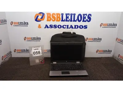 LOTE 058 - 01 NOTEBOOK MARCA HP COM BOLSA. (NO ESTADO) ATENÇÃO! FAZER A VISITAÇÃO ANTES DE ARREMATAR, NÃO SABEMOS SE FUNCIONA, LEILÃO NÃO TEM GARANTIA E NEM DEVOLUÇÃO, SUJEITO A POSSÍVEIS AVARIAS VISÍVEIS/OCULTAS E/OU AUSÊNCIA DE COMPONENTES.