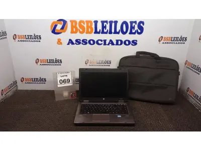 LOTE 069 - 01 NOTEBOOK MARCA HP COM BOLSA. (NO ESTADO) ATENÇÃO! FAZER A VISITAÇÃO ANTES DE ARREMATAR, NÃO SABEMOS SE FUNCIONA, LEILÃO NÃO TEM GARANTIA E NEM DEVOLUÇÃO, SUJEITO A POSSÍVEIS AVARIAS VISÍVEIS/OCULTAS E/OU AUSÊNCIA DE COMPONENTES.
