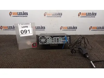 LOTE 091 - 01 MINI PC MARCA HP. (NO ESTADO) ATENÇÃO! FAZER A VISITAÇÃO ANTES DE ARREMATAR, NÃO SABEMOS SE FUNCIONA, LEILÃO NÃO TEM GARANTIA E NEM DEVOLUÇÃO, SUJEITO A POSSÍVEIS AVARIAS VISÍVEIS/OCULTAS E/OU AUSÊNCIA DE COMPONENTES.