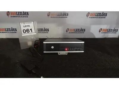 LOTE 061 - 01 MINI PC MARCA HP. (NO ESTADO) ATENÇÃO! FAZER A VISITAÇÃO ANTES DE ARREMATAR, NÃO SABEMOS SE FUNCIONA, LEILÃO NÃO TEM GARANTIA E NEM DEVOLUÇÃO, SUJEITO A POSSÍVEIS AVARIAS VISÍVEIS/OCULTAS E/OU AUSÊNCIA DE COMPONENTES.