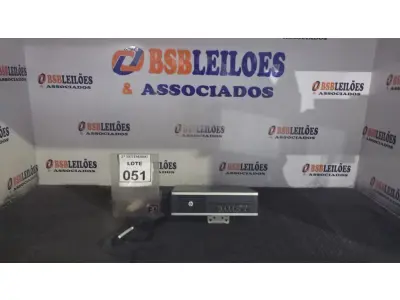 LOTE 051 - 01 MINI PC MARCA HP. (NO ESTADO) ATENÇÃO! FAZER A VISITAÇÃO ANTES DE ARREMATAR, NÃO SABEMOS SE FUNCIONA, LEILÃO NÃO TEM GARANTIA E NEM DEVOLUÇÃO, SUJEITO A POSSÍVEIS AVARIAS VISÍVEIS/OCULTAS E/OU AUSÊNCIA DE COMPONENTES.