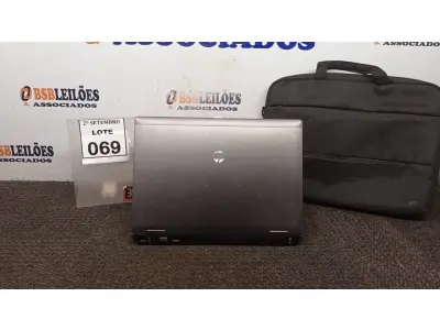 LOTE 069 - 01 NOTEBOOK MARCA HP COM BOLSA. (NO ESTADO) ATENÇÃO! FAZER A VISITAÇÃO ANTES DE ARREMATAR, NÃO SABEMOS SE FUNCIONA, LEILÃO NÃO TEM GARANTIA E NEM DEVOLUÇÃO, SUJEITO A POSSÍVEIS AVARIAS VISÍVEIS/OCULTAS E/OU AUSÊNCIA DE COMPONENTES.
