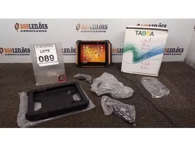 LOTE 089 - 01 TABLET QAV 801 8GB MARCA TABRA. (NO ESTADO) ATENÇÃO! FAZER A VISITAÇÃO ANTES DE ARREMATAR, NÃO SABEMOS SE FUNCIONA, LEILÃO NÃO TEM GARANTIA E NEM DEVOLUÇÃO, SUJEITO A POSSÍVEIS AVARIAS VISÍVEIS/OCULTAS E/OU AUSÊNCIA DE COMPONENTES.