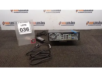 LOTE 036 - 01 MINI PC MARCA HP. (NO ESTADO) ATENÇÃO! FAZER A VISITAÇÃO ANTES DE ARREMATAR, NÃO SABEMOS SE FUNCIONA, LEILÃO NÃO TEM GARANTIA E NEM DEVOLUÇÃO, SUJEITO A POSSÍVEIS AVARIAS VISÍVEIS/OCULTAS E/OU AUSÊNCIA DE COMPONENTES.