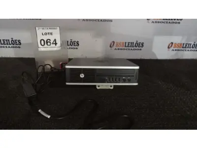 LOTE 064 - 01 MINI PC MARCA HP. (NO ESTADO) ATENÇÃO! FAZER A VISITAÇÃO ANTES DE ARREMATAR, NÃO SABEMOS SE FUNCIONA, LEILÃO NÃO TEM GARANTIA E NEM DEVOLUÇÃO, SUJEITO A POSSÍVEIS AVARIAS VISÍVEIS/OCULTAS E/OU AUSÊNCIA DE COMPONENTES.