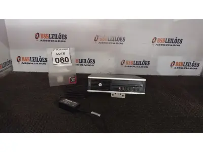 LOTE 080 - 01 MINI PC MARCA HP. (NO ESTADO) ATENÇÃO! FAZER A VISITAÇÃO ANTES DE ARREMATAR, NÃO SABEMOS SE FUNCIONA, LEILÃO NÃO TEM GARANTIA E NEM DEVOLUÇÃO, SUJEITO A POSSÍVEIS AVARIAS VISÍVEIS/OCULTAS E/OU AUSÊNCIA DE COMPONENTES.