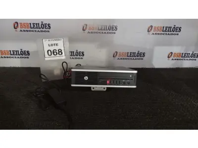 LOTE 068 - 01 MINI PC MARCA HP. (NO ESTADO) ATENÇÃO! FAZER A VISITAÇÃO ANTES DE ARREMATAR, NÃO SABEMOS SE FUNCIONA, LEILÃO NÃO TEM GARANTIA E NEM DEVOLUÇÃO, SUJEITO A POSSÍVEIS AVARIAS VISÍVEIS/OCULTAS E/OU AUSÊNCIA DE COMPONENTES.