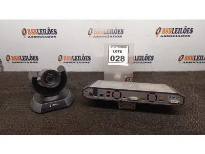 LOTE 028 - 01 APARELHO DE VÍDEO CONFERENCIAR. (NO ESTADO) ATENÇÃO! FAZER A VISITAÇÃO ANTES DE ARREMATAR, NÃO SABEMOS SE FUNCIONA, LEILÃO NÃO TEM GARANTIA E NEM DEVOLUÇÃO, SUJEITO A POSSÍVEIS AVARIAS VISÍVEIS/OCULTAS E/OU AUSÊNCIA DE COMPONENTES.