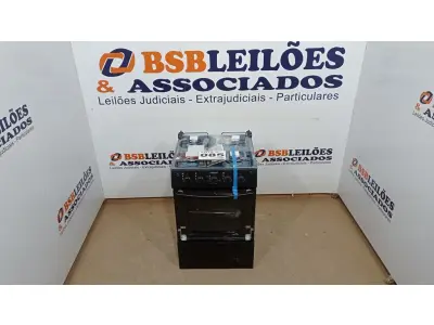 LOTE 085 - 01 FOGÃO DE PISO ITATIAIA 4 BOCAS STAR NEW PRETO – BIVOLT (NO ESTADO, NÃO SABEMOS SE FUNCIONA. LEILÃO NÃO TEM GARANTIA E NEM DEVOLUÇÃO, SUJEITO A POSSÍVEIS AVARIAS VISÍVEIS/OCULTAS E/OU AUSÊNCIA DE COMPONENTES)
