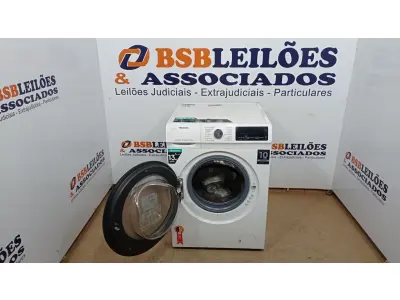LOTE 002 - 01 LAVA E SECA HISENSE WD5Q1342BW2 COM FUNÇÃO STEAM 13KG - 8KG BRANCA 220VOLTS (NO ESTADO, NÃO SABEMOS SE FUNCIONA. LEILÃO NÃO TEM GARANTIA E NEM DEVOLUÇÃO, SUJEITO A POSSÍVEIS AVARIAS VISÍVEIS/OCULTAS E/OU AUSÊNCIA DE COMPONENTES)