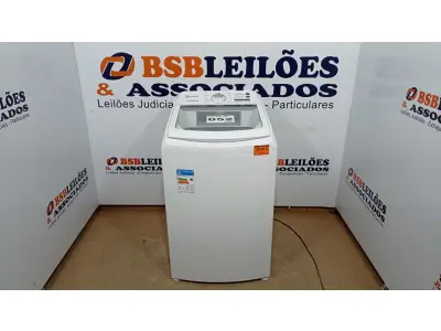 LOTE 052 - 01 MÁQUINA DE LAVAR ELECTROLUX 14KG LED14 BRANCA 220VOLTS (NO ESTADO, NÃO SABEMOS SE FUNCIONA. LEILÃO NÃO TEM GARANTIA E NEM DEVOLUÇÃO, SUJEITO A POSSÍVEIS AVARIAS VISÍVEIS/OCULTAS E/OU AUSÊNCIA DE COMPONENTES)