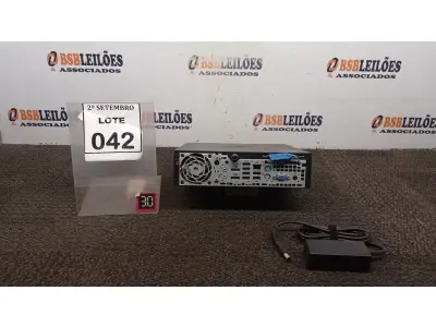 LOTE 042 - 01 MINI PC MARCA HP. (NO ESTADO) ATENÇÃO! FAZER A VISITAÇÃO ANTES DE ARREMATAR, NÃO SABEMOS SE FUNCIONA, LEILÃO NÃO TEM GARANTIA E NEM DEVOLUÇÃO, SUJEITO A POSSÍVEIS AVARIAS VISÍVEIS/OCULTAS E/OU AUSÊNCIA DE COMPONENTES.