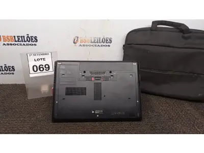 LOTE 069 - 01 NOTEBOOK MARCA HP COM BOLSA. (NO ESTADO) ATENÇÃO! FAZER A VISITAÇÃO ANTES DE ARREMATAR, NÃO SABEMOS SE FUNCIONA, LEILÃO NÃO TEM GARANTIA E NEM DEVOLUÇÃO, SUJEITO A POSSÍVEIS AVARIAS VISÍVEIS/OCULTAS E/OU AUSÊNCIA DE COMPONENTES.