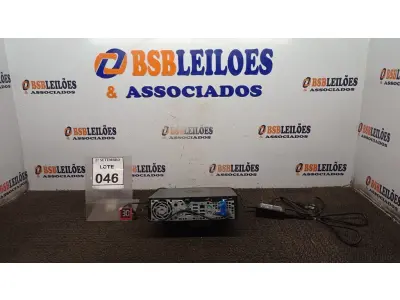 LOTE 046 - 01 MINI PC MARCA HP. (NO ESTADO) ATENÇÃO! FAZER A VISITAÇÃO ANTES DE ARREMATAR, NÃO SABEMOS SE FUNCIONA, LEILÃO NÃO TEM GARANTIA E NEM DEVOLUÇÃO, SUJEITO A POSSÍVEIS AVARIAS VISÍVEIS/OCULTAS E/OU AUSÊNCIA DE COMPONENTES.