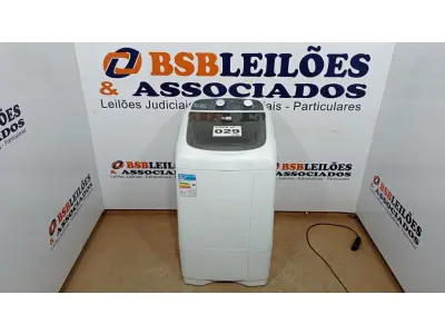 LOTE 029 - 01 LAVADORA DE ROUPAS MUELLER POPMATIC AUTOMÁTICA 6KG - 110VOLTS (NO ESTADO, NÃO SABEMOS SE FUNCIONA. LEILÃO NÃO TEM GARANTIA E NEM DEVOLUÇÃO, SUJEITO A POSSÍVEIS AVARIAS VISÍVEIS/OCULTAS E/OU AUSÊNCIA DE COMPONENTES)