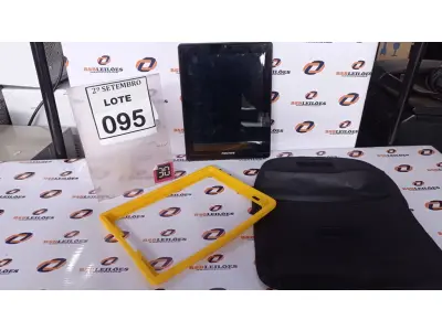 LOTE 095 - 01 TABLET MARCA POSITIVO. (NO ESTADO) ATENÇÃO! FAZER A VISITAÇÃO ANTES DE ARREMATAR, NÃO SABEMOS SE FUNCIONA, LEILÃO NÃO TEM GARANTIA E NEM DEVOLUÇÃO, SUJEITO A POSSÍVEIS AVARIAS VISÍVEIS/OCULTAS E/OU AUSÊNCIA DE COMPONENTES.