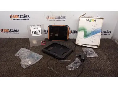 LOTE 087 - 01 TABLET QAV 801 8GB MARCA TABRA. (NO ESTADO) ATENÇÃO! FAZER A VISITAÇÃO ANTES DE ARREMATAR, NÃO SABEMOS SE FUNCIONA, LEILÃO NÃO TEM GARANTIA E NEM DEVOLUÇÃO, SUJEITO A POSSÍVEIS AVARIAS VISÍVEIS/OCULTAS E/OU AUSÊNCIA DE COMPONENTES.