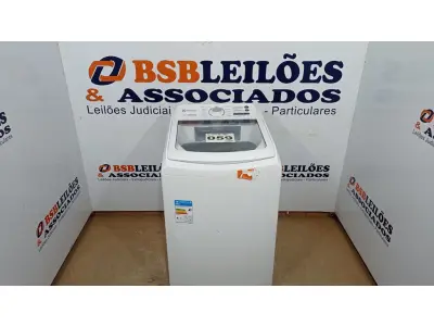 LOTE 059 - 01 MÁQUINA DE LAVAR ELECTROLUX 14KG LED14 BRANCA 220VOLTS (NO ESTADO, NÃO SABEMOS SE FUNCIONA. LEILÃO NÃO TEM GARANTIA E NEM DEVOLUÇÃO, SUJEITO A POSSÍVEIS AVARIAS VISÍVEIS/OCULTAS E/OU AUSÊNCIA DE COMPONENTES)