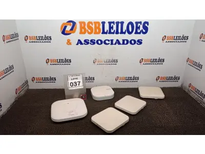 LOTE 037 - 05 ACCESS POINT DE MARCAS DIVERSAS. (NO ESTADO) ATENÇÃO! FAZER A VISITAÇÃO ANTES DE ARREMATAR, NÃO SABEMOS SE FUNCIONA, LEILÃO NÃO TEM GARANTIA E NEM DEVOLUÇÃO, SUJEITO A POSSÍVEIS AVARIAS VISÍVEIS/OCULTAS E/OU AUSÊNCIA DE COMPONENTES.