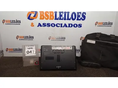 LOTE 047 - 01 NOTEBOOK MARCA HP COM BOLSA. (NO ESTADO) ATENÇÃO! FAZER A VISITAÇÃO ANTES DE ARREMATAR, NÃO SABEMOS SE FUNCIONA, LEILÃO NÃO TEM GARANTIA E NEM DEVOLUÇÃO, SUJEITO A POSSÍVEIS AVARIAS VISÍVEIS/OCULTAS E/OU AUSÊNCIA DE COMPONENTES.