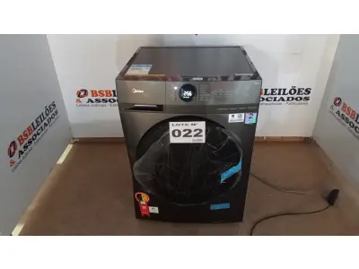 LOTE 022 - 01 LAVA E SECA MIDEA 11KG MOTOR INVERTER, MF200D110WB 110VOLTS (NO ESTADO, NÃO SABEMOS SE FUNCIONA. LEILÃO NÃO TEM GARANTIA E NEM DEVOLUÇÃO, SUJEITO A POSSÍVEIS AVARIAS VISÍVEIS/OCULTAS E/OU AUSÊNCIA DE COMPONENTES)