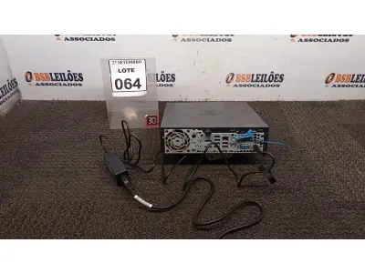 LOTE 064 - 01 MINI PC MARCA HP. (NO ESTADO) ATENÇÃO! FAZER A VISITAÇÃO ANTES DE ARREMATAR, NÃO SABEMOS SE FUNCIONA, LEILÃO NÃO TEM GARANTIA E NEM DEVOLUÇÃO, SUJEITO A POSSÍVEIS AVARIAS VISÍVEIS/OCULTAS E/OU AUSÊNCIA DE COMPONENTES.