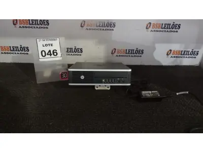 LOTE 046 - 01 MINI PC MARCA HP. (NO ESTADO) ATENÇÃO! FAZER A VISITAÇÃO ANTES DE ARREMATAR, NÃO SABEMOS SE FUNCIONA, LEILÃO NÃO TEM GARANTIA E NEM DEVOLUÇÃO, SUJEITO A POSSÍVEIS AVARIAS VISÍVEIS/OCULTAS E/OU AUSÊNCIA DE COMPONENTES.