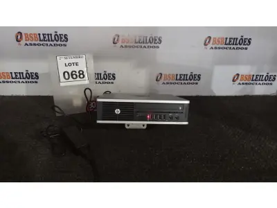 LOTE 068 - 01 MINI PC MARCA HP. (NO ESTADO) ATENÇÃO! FAZER A VISITAÇÃO ANTES DE ARREMATAR, NÃO SABEMOS SE FUNCIONA, LEILÃO NÃO TEM GARANTIA E NEM DEVOLUÇÃO, SUJEITO A POSSÍVEIS AVARIAS VISÍVEIS/OCULTAS E/OU AUSÊNCIA DE COMPONENTES.