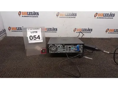 LOTE 054 - 01 MINI PC MARCA HP. (NO ESTADO) ATENÇÃO! FAZER A VISITAÇÃO ANTES DE ARREMATAR, NÃO SABEMOS SE FUNCIONA, LEILÃO NÃO TEM GARANTIA E NEM DEVOLUÇÃO, SUJEITO A POSSÍVEIS AVARIAS VISÍVEIS/OCULTAS E/OU AUSÊNCIA DE COMPONENTES.