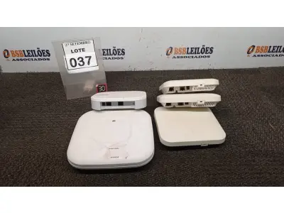 LOTE 037 - 05 ACCESS POINT DE MARCAS DIVERSAS. (NO ESTADO) ATENÇÃO! FAZER A VISITAÇÃO ANTES DE ARREMATAR, NÃO SABEMOS SE FUNCIONA, LEILÃO NÃO TEM GARANTIA E NEM DEVOLUÇÃO, SUJEITO A POSSÍVEIS AVARIAS VISÍVEIS/OCULTAS E/OU AUSÊNCIA DE COMPONENTES.
