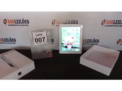 LOTE 007 - 01 IPAD 16G. (NO ESTADO) ATENÇÃO! FAZER A VISITAÇÃO ANTES DE ARREMATAR, NÃO SABEMOS SE FUNCIONA, LEILÃO NÃO TEM GARANTIA E NEM DEVOLUÇÃO, SUJEITO A POSSÍVEIS AVARIAS VISÍVEIS/OCULTAS E/OU AUSÊNCIA DE COMPONENTES.