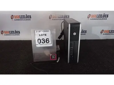 LOTE 036 - 01 MINI PC MARCA HP. (NO ESTADO) ATENÇÃO! FAZER A VISITAÇÃO ANTES DE ARREMATAR, NÃO SABEMOS SE FUNCIONA, LEILÃO NÃO TEM GARANTIA E NEM DEVOLUÇÃO, SUJEITO A POSSÍVEIS AVARIAS VISÍVEIS/OCULTAS E/OU AUSÊNCIA DE COMPONENTES.