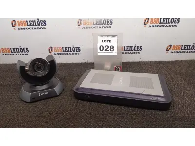 LOTE 028 - 01 APARELHO DE VÍDEO CONFERENCIAR. (NO ESTADO) ATENÇÃO! FAZER A VISITAÇÃO ANTES DE ARREMATAR, NÃO SABEMOS SE FUNCIONA, LEILÃO NÃO TEM GARANTIA E NEM DEVOLUÇÃO, SUJEITO A POSSÍVEIS AVARIAS VISÍVEIS/OCULTAS E/OU AUSÊNCIA DE COMPONENTES.
