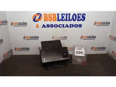 LOTE 030 - 01 SCANNER I1190 MARCA KODAK. (NO ESTADO) ATENÇÃO! FAZER A VISITAÇÃO ANTES DE ARREMATAR, NÃO SABEMOS SE FUNCIONA, LEILÃO NÃO TEM GARANTIA E NEM DEVOLUÇÃO, SUJEITO A POSSÍVEIS AVARIAS VISÍVEIS/OCULTAS E/OU AUSÊNCIA DE COMPONENTES.