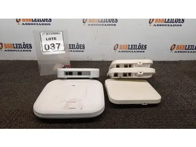 LOTE 037 - 05 ACCESS POINT DE MARCAS DIVERSAS. (NO ESTADO) ATENÇÃO! FAZER A VISITAÇÃO ANTES DE ARREMATAR, NÃO SABEMOS SE FUNCIONA, LEILÃO NÃO TEM GARANTIA E NEM DEVOLUÇÃO, SUJEITO A POSSÍVEIS AVARIAS VISÍVEIS/OCULTAS E/OU AUSÊNCIA DE COMPONENTES.