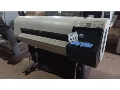 LOTE 417 - 01 PLOTTER MODELO IPF710 MARCA CANON. (NO ESTADO) ATENÇÃO! FAZER A VISITAÇÃO ANTES DE ARREMATAR, NÃO SABEMOS SE FUNCIONA, LEILÃO NÃO TEM GARANTIA E NEM DEVOLUÇÃO, SUJEITO A POSSÍVEIS AVARIAS VISÍVEIS/OCULTAS E/OU AUSÊNCIA DE COMPONENTES.