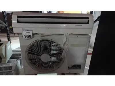 LOTE 168 - 01 EVAPORADORA E 01 CONDENSADORA. (NO ESTADO) ATENÇÃO! FAZER A VISITAÇÃO ANTES DE ARREMATAR, NÃO SABEMOS SE FUNCIONA, LEILÃO NÃO TEM GARANTIA E NEM DEVOLUÇÃO, SUJEITO A POSSÍVEIS AVARIAS VISÍVEIS/OCULTAS E/OU AUSÊNCIA DE COMPONENTES.