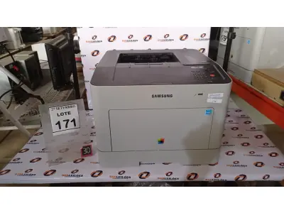 LOTE 171 - 01 IMPRESSORA MODELO CLP-680ND MARCA SAMSUNG. (NO ESTADO) ATENÇÃO! FAZER A VISITAÇÃO ANTES DE ARREMATAR, NÃO SABEMOS SE FUNCIONA, LEILÃO NÃO TEM GARANTIA E NEM DEVOLUÇÃO, SUJEITO A POSSÍVEIS AVARIAS VISÍVEIS/OCULTAS E/OU AUSÊNCIA DE COMPONENTES.