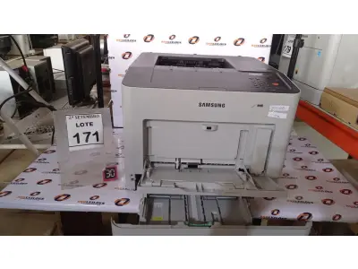 LOTE 171 - 01 IMPRESSORA MODELO CLP-680ND MARCA SAMSUNG. (NO ESTADO) ATENÇÃO! FAZER A VISITAÇÃO ANTES DE ARREMATAR, NÃO SABEMOS SE FUNCIONA, LEILÃO NÃO TEM GARANTIA E NEM DEVOLUÇÃO, SUJEITO A POSSÍVEIS AVARIAS VISÍVEIS/OCULTAS E/OU AUSÊNCIA DE COMPONENTES.