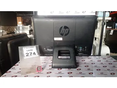 LOTE 274 - 01 ALL IN ONE MARCA HP. (NO ESTADO) ATENÇÃO! FAZER A VISITAÇÃO ANTES DE ARREMATAR, NÃO SABEMOS SE FUNCIONA, LEILÃO NÃO TEM GARANTIA E NEM DEVOLUÇÃO, SUJEITO A POSSÍVEIS AVARIAS VISÍVEIS/OCULTAS E/OU AUSÊNCIA DE COMPONENTES.