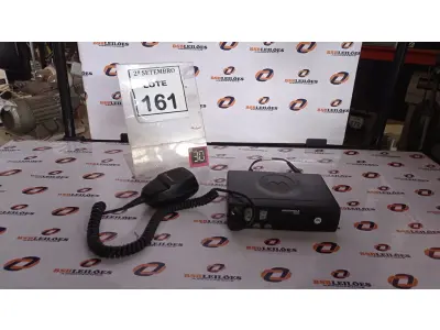 LOTE 161 - 01 RÁDIO MÓVEL EM200 MOTOROLA. (NO ESTADO) ATENÇÃO! FAZER A VISITAÇÃO ANTES DE ARREMATAR, NÃO SABEMOS SE FUNCIONA, LEILÃO NÃO TEM GARANTIA E NEM DEVOLUÇÃO, SUJEITO A POSSÍVEIS AVARIAS VISÍVEIS/OCULTAS E/OU AUSÊNCIA DE COMPONENTES.