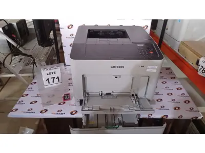LOTE 171 - 01 IMPRESSORA MODELO CLP-680ND MARCA SAMSUNG. (NO ESTADO) ATENÇÃO! FAZER A VISITAÇÃO ANTES DE ARREMATAR, NÃO SABEMOS SE FUNCIONA, LEILÃO NÃO TEM GARANTIA E NEM DEVOLUÇÃO, SUJEITO A POSSÍVEIS AVARIAS VISÍVEIS/OCULTAS E/OU AUSÊNCIA DE COMPONENTES.