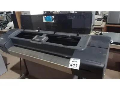 LOTE 411 - 01 PLOTTER MODELO DESIGNJET Z32000PS PHOTO MARCA HP. (NO ESTADO) ATENÇÃO! FAZER A VISITAÇÃO ANTES DE ARREMATAR, NÃO SABEMOS SE FUNCIONA, LEILÃO NÃO TEM GARANTIA E NEM DEVOLUÇÃO, SUJEITO A POSSÍVEIS AVARIAS VISÍVEIS/OCULTAS E/OU AUSÊNCIA DE COMPONENTES.